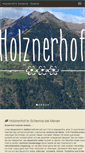 Mobile Screenshot of holznerhof.schenna.com